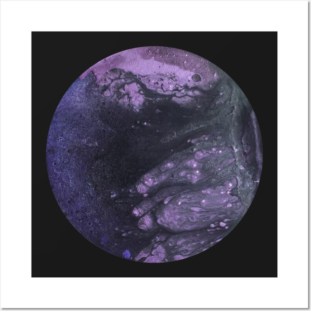 The Purple Planet Wall Art by Newtegan